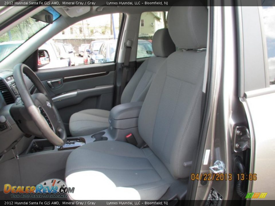 2012 Hyundai Santa Fe GLS AWD Mineral Gray / Gray Photo #8