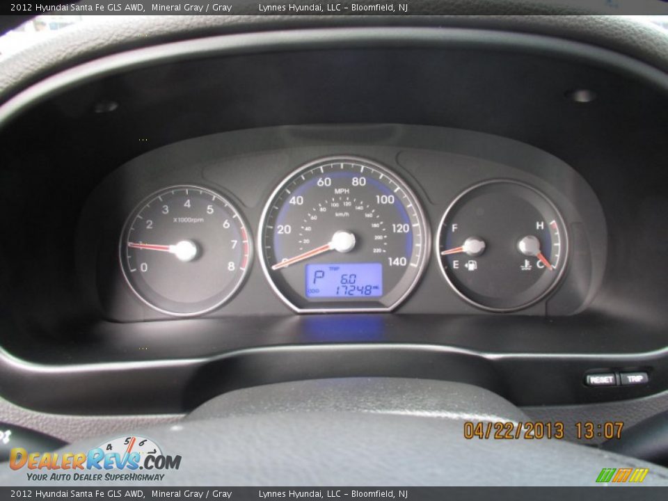 2012 Hyundai Santa Fe GLS AWD Mineral Gray / Gray Photo #11