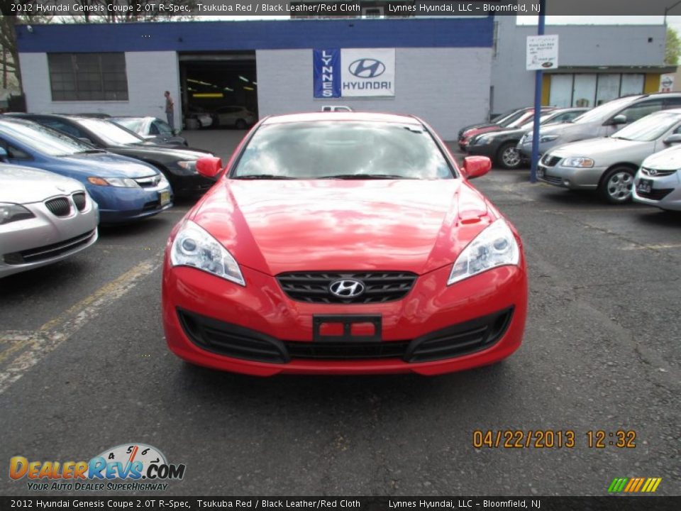 2012 Hyundai Genesis Coupe 2.0T R-Spec Tsukuba Red / Black Leather/Red Cloth Photo #1