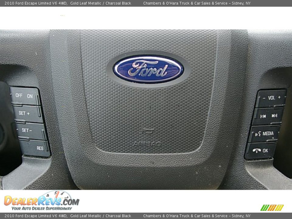 2010 Ford Escape Limited V6 4WD Gold Leaf Metallic / Charcoal Black Photo #7