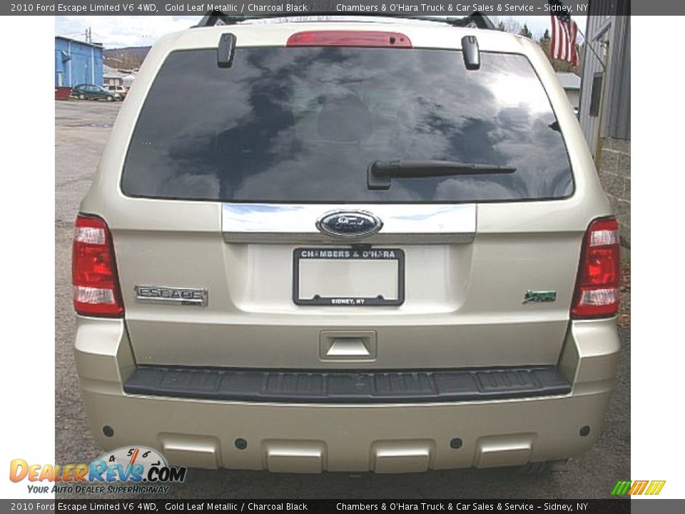 2010 Ford Escape Limited V6 4WD Gold Leaf Metallic / Charcoal Black Photo #9