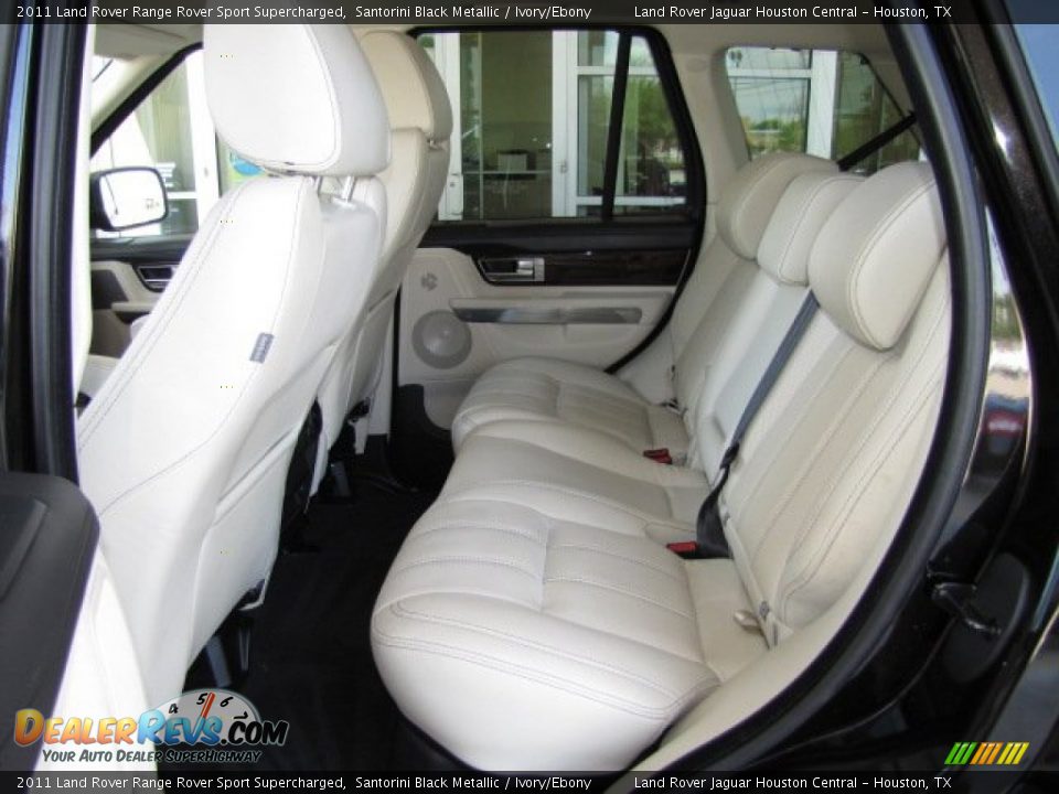 2011 Land Rover Range Rover Sport Supercharged Santorini Black Metallic / Ivory/Ebony Photo #4