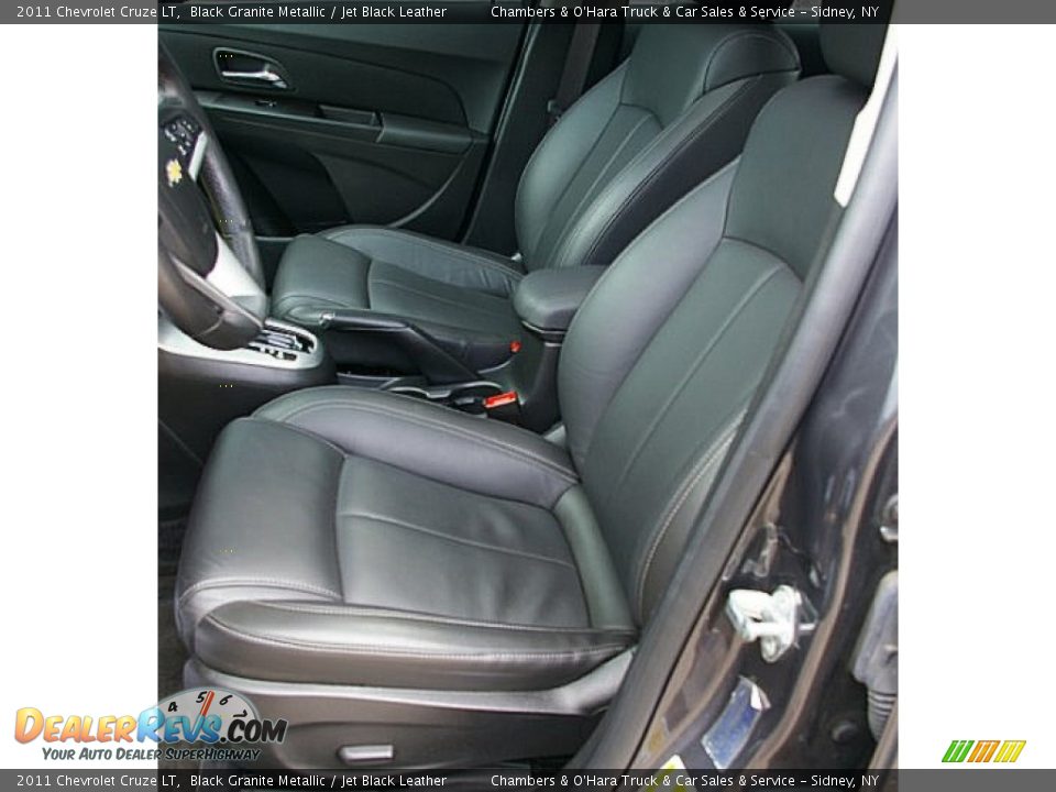 2011 Chevrolet Cruze LT Black Granite Metallic / Jet Black Leather Photo #2