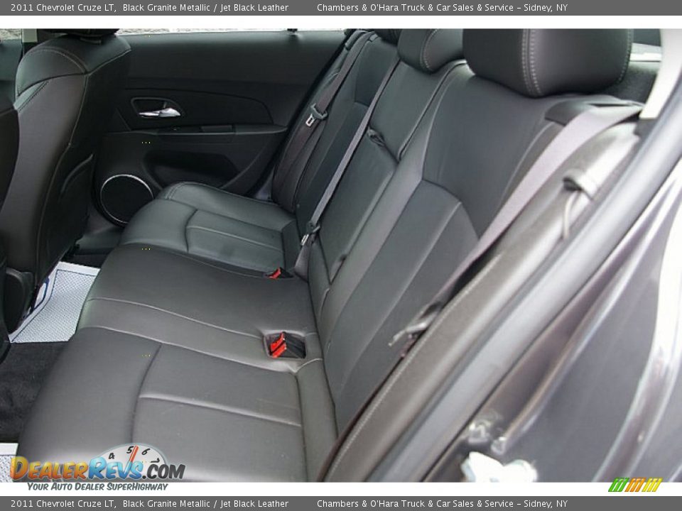 2011 Chevrolet Cruze LT Black Granite Metallic / Jet Black Leather Photo #3