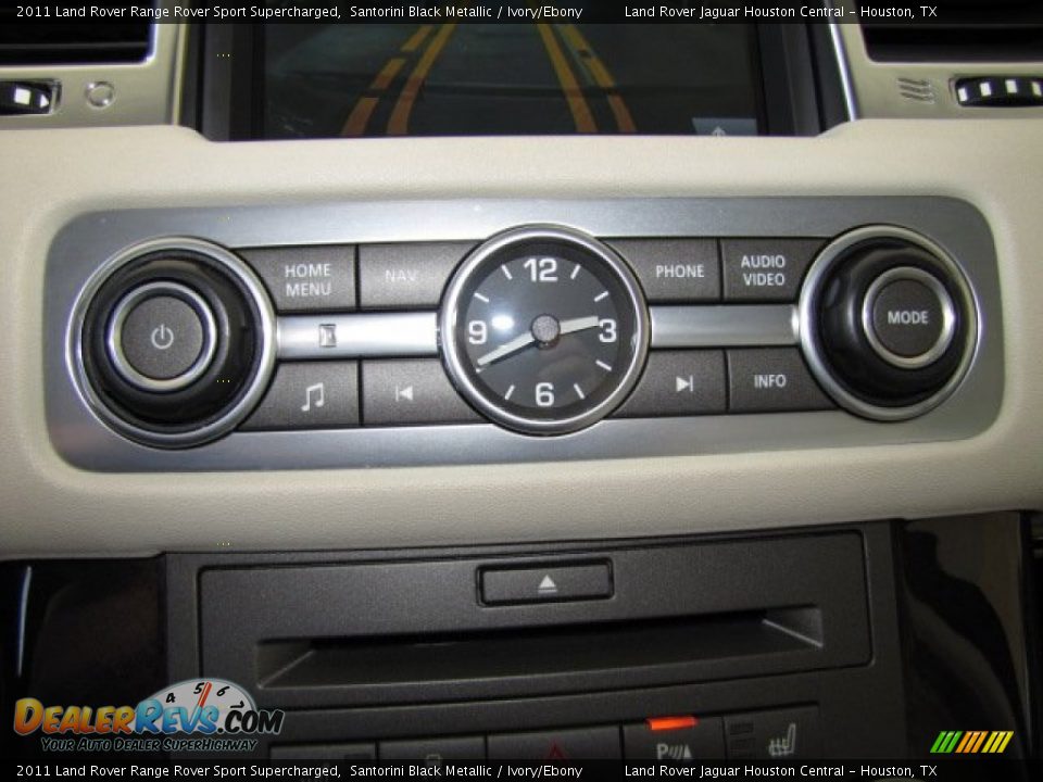2011 Land Rover Range Rover Sport Supercharged Santorini Black Metallic / Ivory/Ebony Photo #18