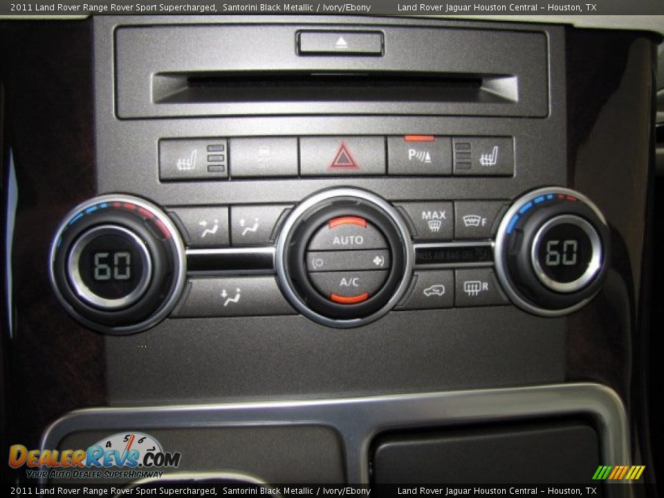 2011 Land Rover Range Rover Sport Supercharged Santorini Black Metallic / Ivory/Ebony Photo #19