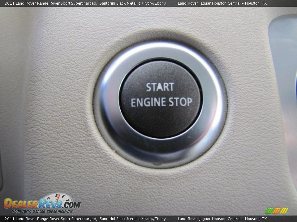 2011 Land Rover Range Rover Sport Supercharged Santorini Black Metallic / Ivory/Ebony Photo #20