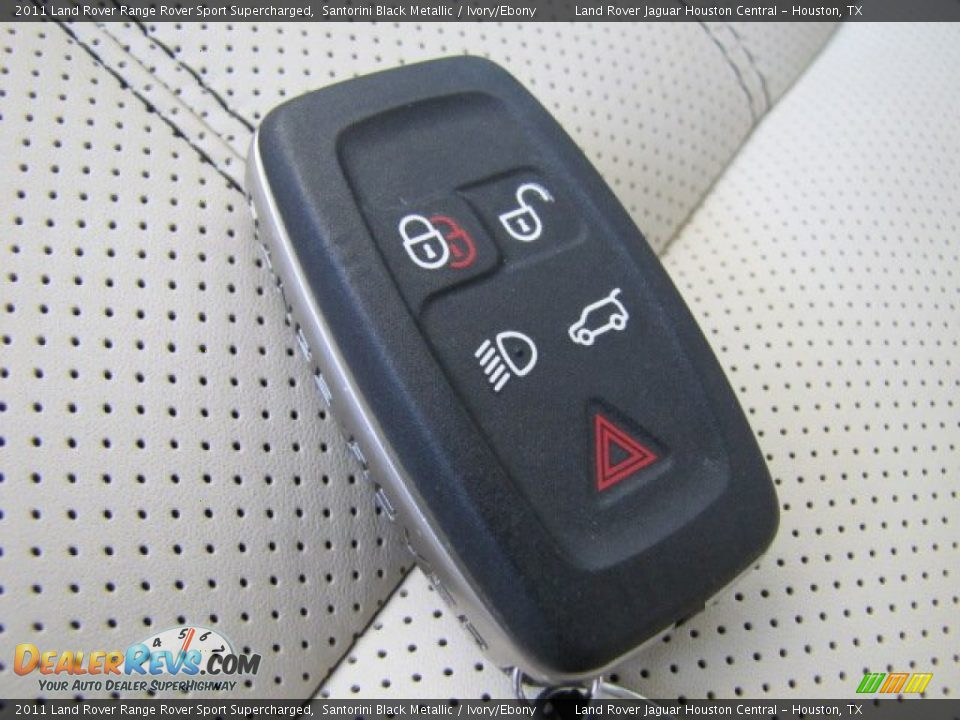 2011 Land Rover Range Rover Sport Supercharged Santorini Black Metallic / Ivory/Ebony Photo #21
