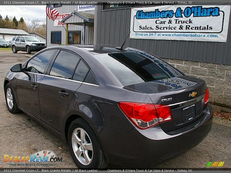 2011 Chevrolet Cruze LT Black Granite Metallic / Jet Black Leather Photo #5