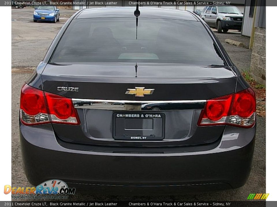 2011 Chevrolet Cruze LT Black Granite Metallic / Jet Black Leather Photo #6