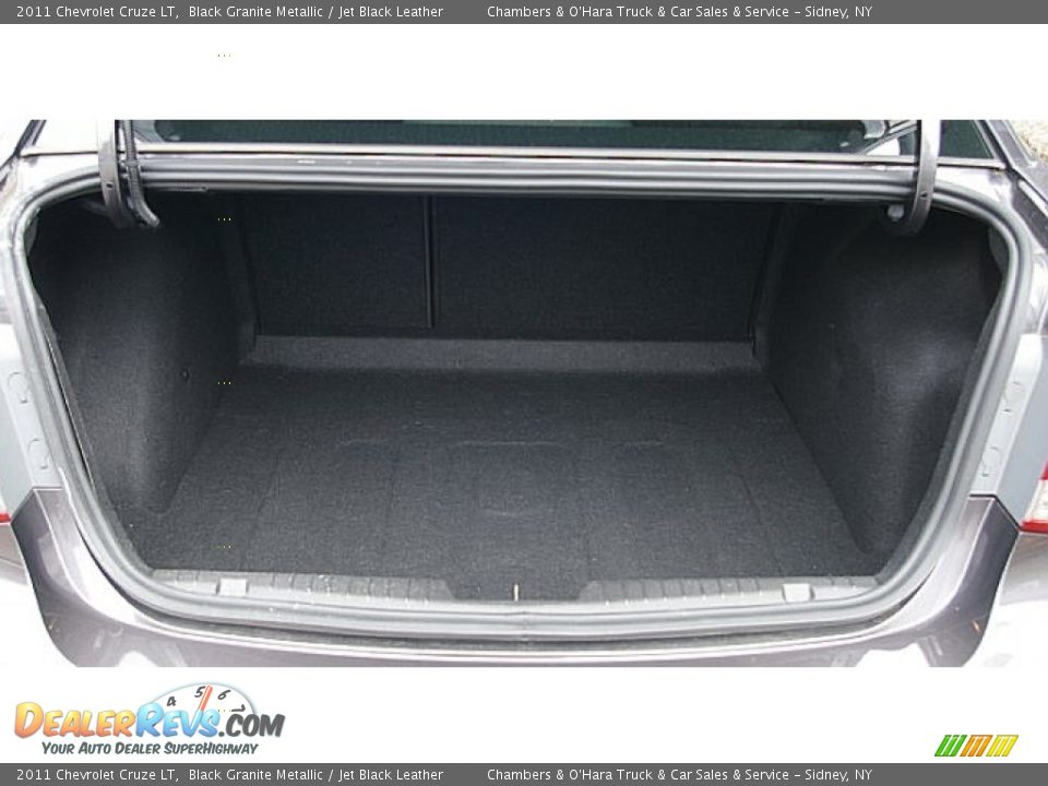 2011 Chevrolet Cruze LT Black Granite Metallic / Jet Black Leather Photo #7