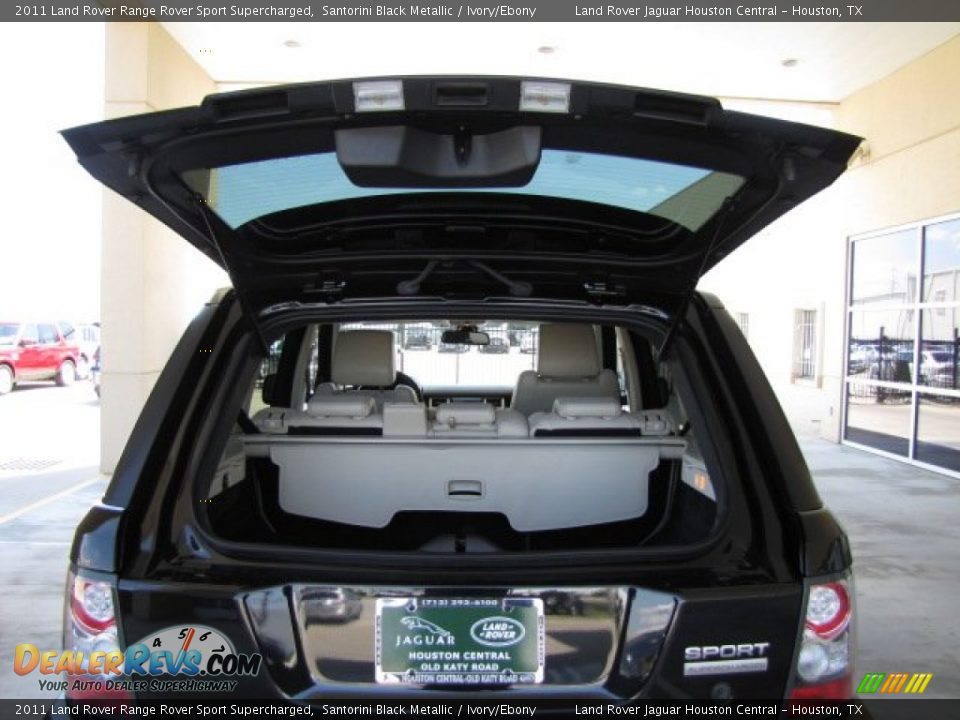 2011 Land Rover Range Rover Sport Supercharged Santorini Black Metallic / Ivory/Ebony Photo #26