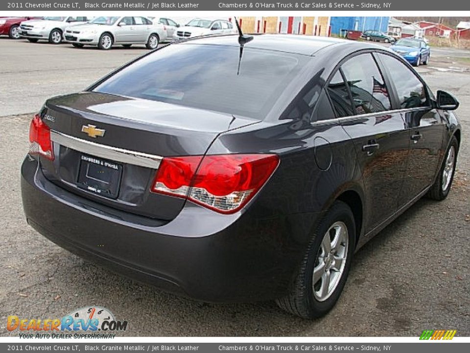 2011 Chevrolet Cruze LT Black Granite Metallic / Jet Black Leather Photo #8