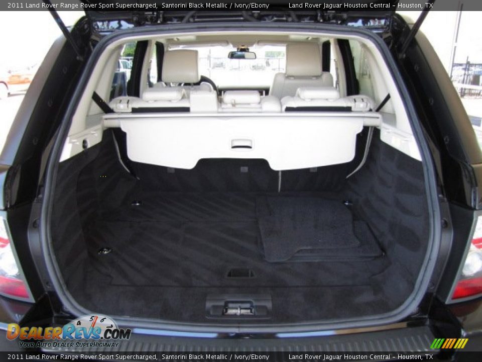 2011 Land Rover Range Rover Sport Supercharged Santorini Black Metallic / Ivory/Ebony Photo #27