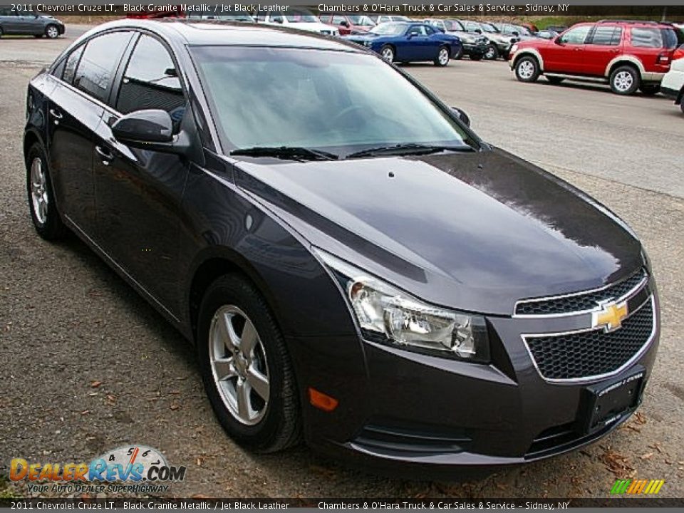 2011 Chevrolet Cruze LT Black Granite Metallic / Jet Black Leather Photo #9