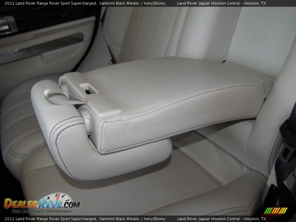 2011 Land Rover Range Rover Sport Supercharged Santorini Black Metallic / Ivory/Ebony Photo #29