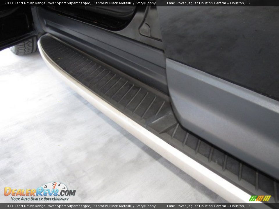 2011 Land Rover Range Rover Sport Supercharged Santorini Black Metallic / Ivory/Ebony Photo #33