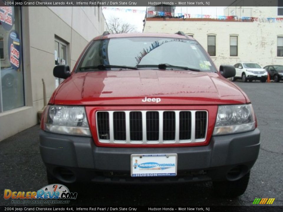 2004 Jeep Grand Cherokee Laredo 4x4 Inferno Red Pearl / Dark Slate Gray Photo #2
