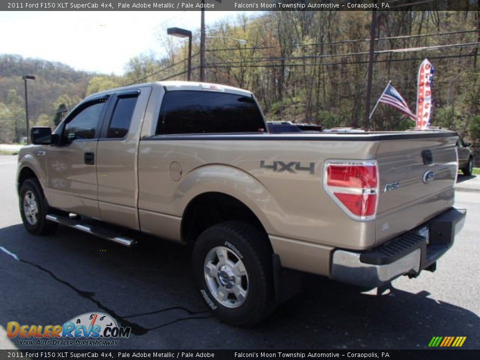 2011 Ford F150 XLT SuperCab 4x4 Pale Adobe Metallic / Pale Adobe Photo #6