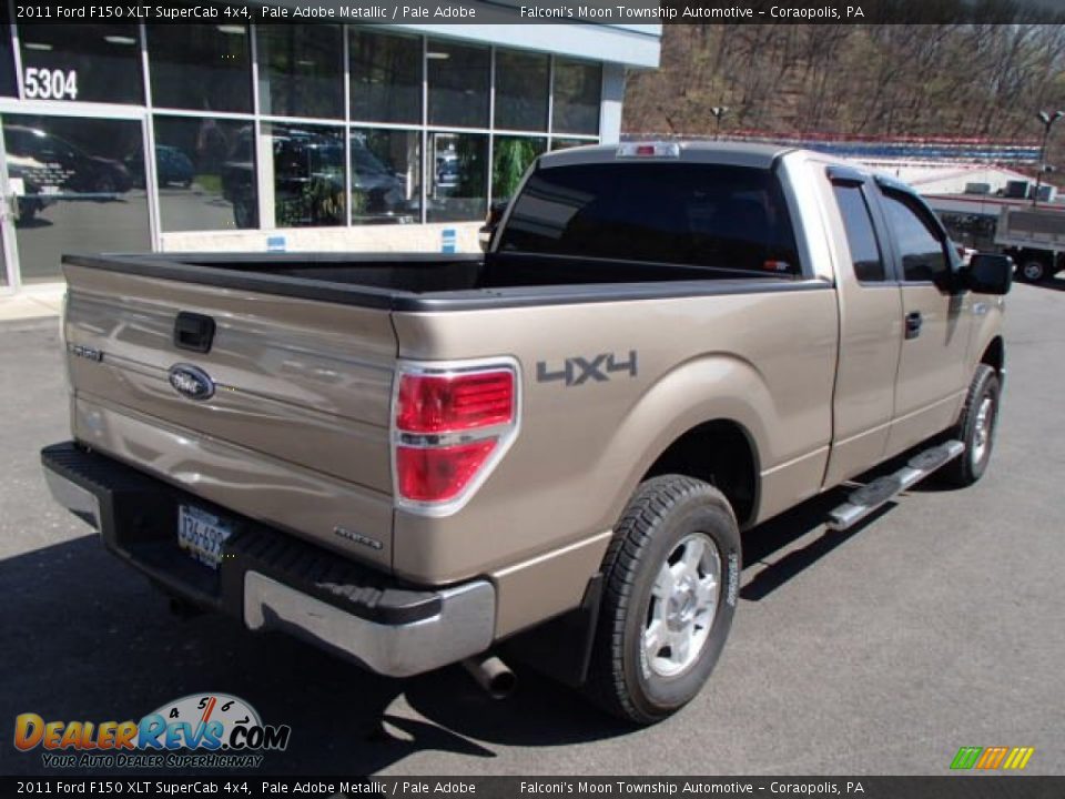 2011 Ford F150 XLT SuperCab 4x4 Pale Adobe Metallic / Pale Adobe Photo #8