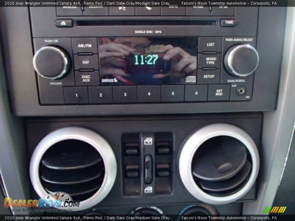 2010 Jeep Wrangler Unlimited Sahara 4x4 Flame Red / Dark Slate Gray/Medium Slate Gray Photo #17