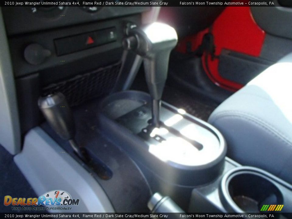2010 Jeep Wrangler Unlimited Sahara 4x4 Flame Red / Dark Slate Gray/Medium Slate Gray Photo #20