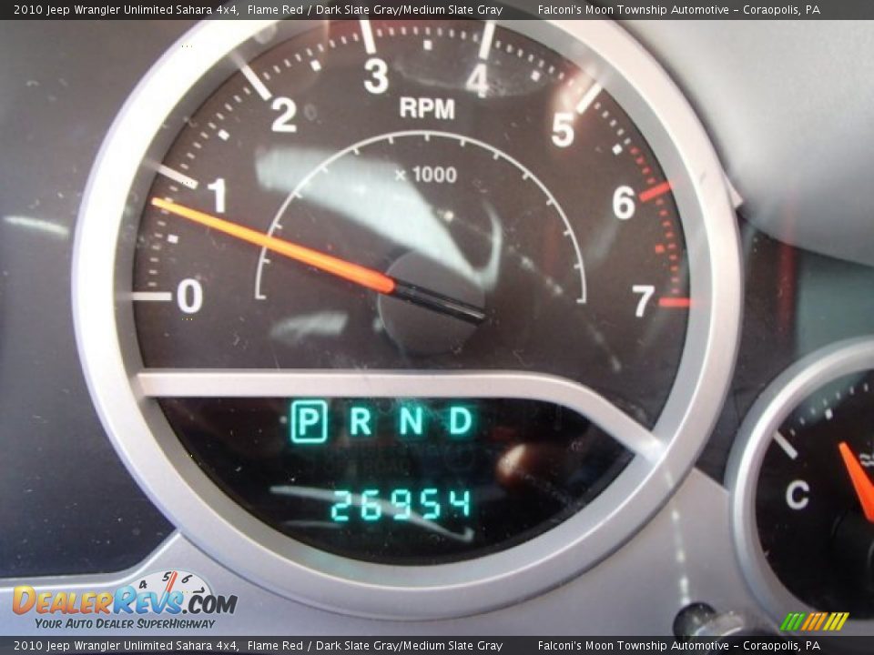 2010 Jeep Wrangler Unlimited Sahara 4x4 Flame Red / Dark Slate Gray/Medium Slate Gray Photo #24