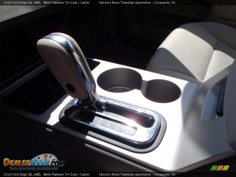2010 Ford Edge SEL AWD White Platinum Tri-Coat / Camel Photo #18