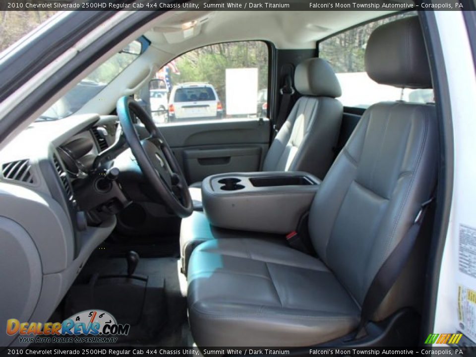 2010 Chevrolet Silverado 2500HD Regular Cab 4x4 Chassis Utility Summit White / Dark Titanium Photo #14