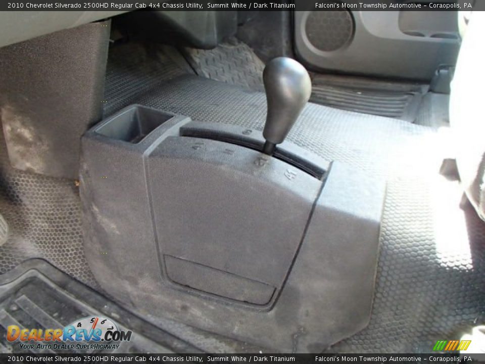 2010 Chevrolet Silverado 2500HD Regular Cab 4x4 Chassis Utility Summit White / Dark Titanium Photo #18