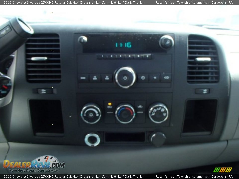 2010 Chevrolet Silverado 2500HD Regular Cab 4x4 Chassis Utility Summit White / Dark Titanium Photo #19
