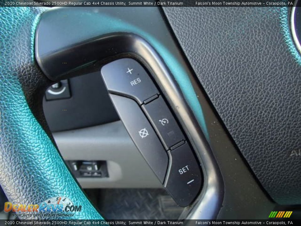 2010 Chevrolet Silverado 2500HD Regular Cab 4x4 Chassis Utility Summit White / Dark Titanium Photo #21