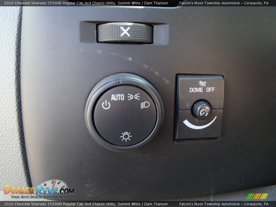 2010 Chevrolet Silverado 2500HD Regular Cab 4x4 Chassis Utility Summit White / Dark Titanium Photo #23