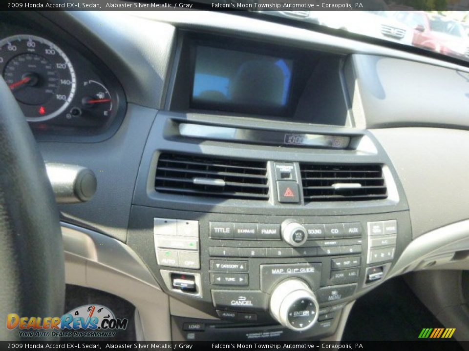 2009 Honda Accord EX-L Sedan Alabaster Silver Metallic / Gray Photo #23