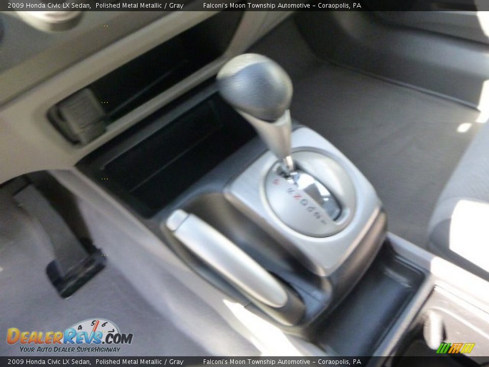 2009 Honda Civic LX Sedan Polished Metal Metallic / Gray Photo #21