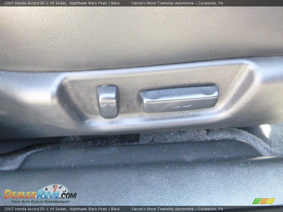 2007 Honda Accord EX-L V6 Sedan Nighthawk Black Pearl / Black Photo #13