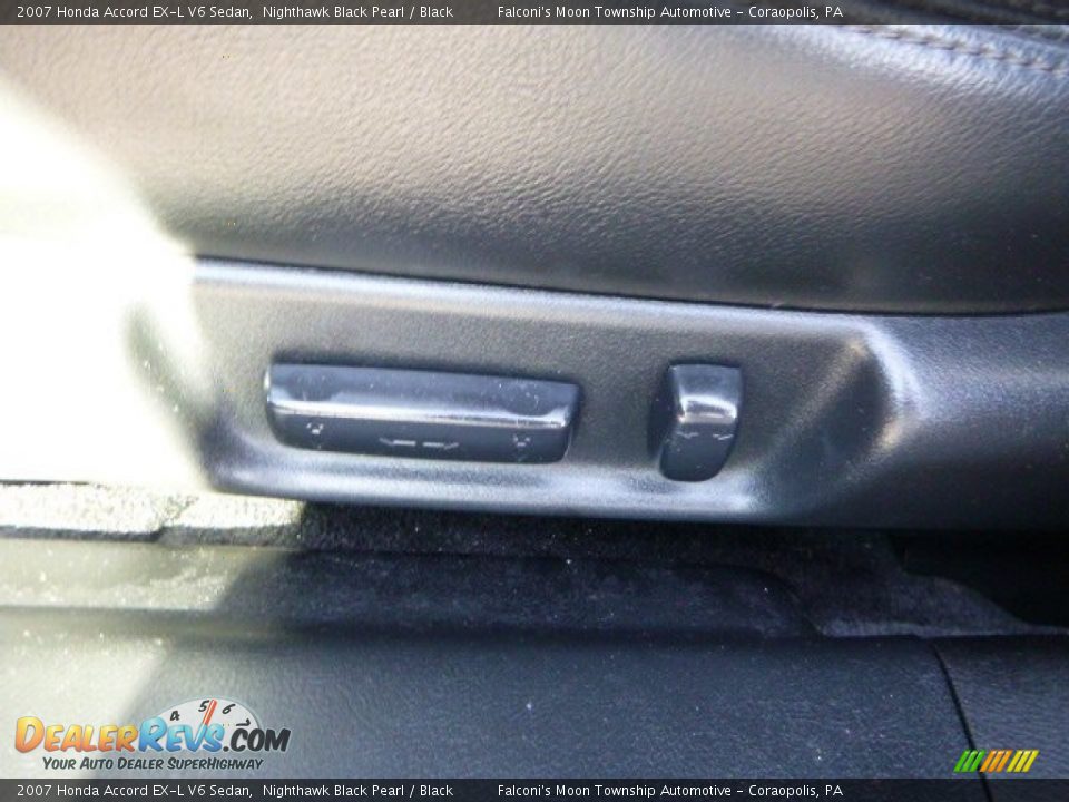 2007 Honda Accord EX-L V6 Sedan Nighthawk Black Pearl / Black Photo #21