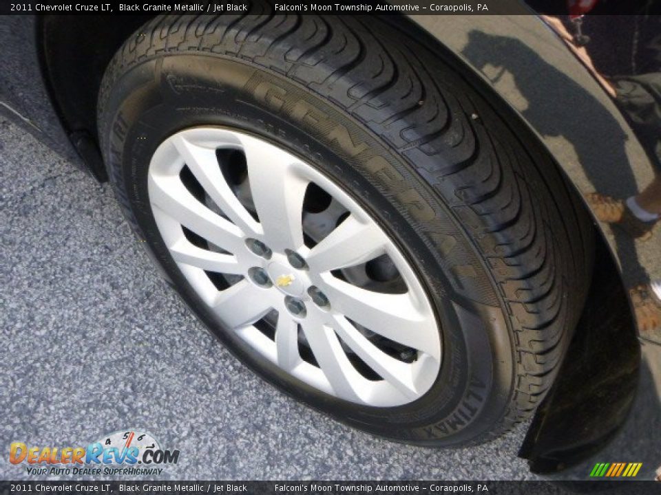 2011 Chevrolet Cruze LT Black Granite Metallic / Jet Black Photo #9