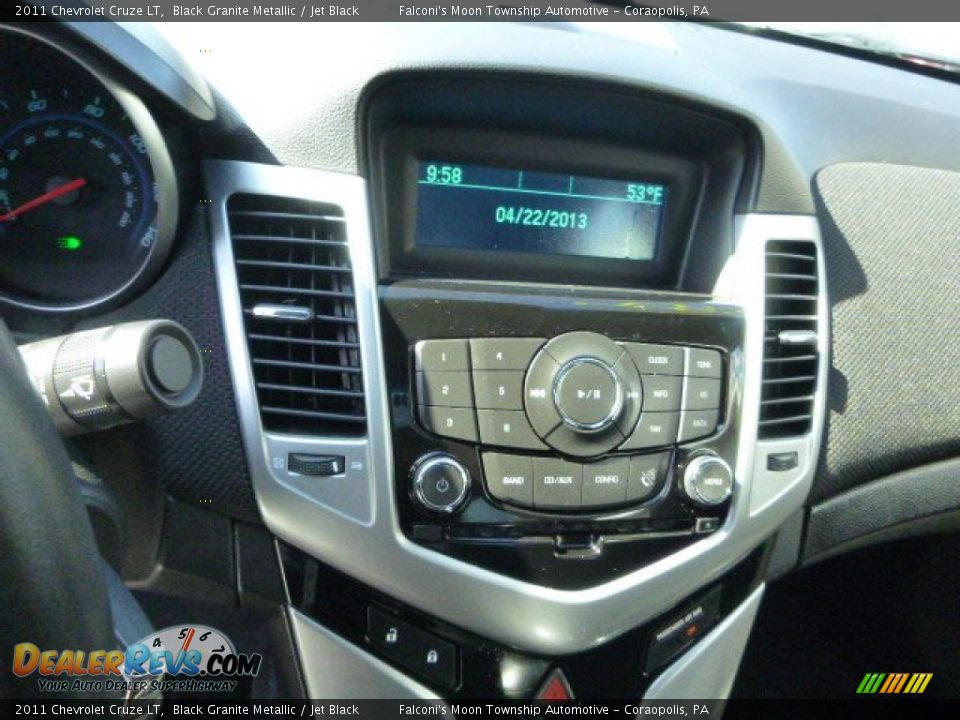 2011 Chevrolet Cruze LT Black Granite Metallic / Jet Black Photo #23