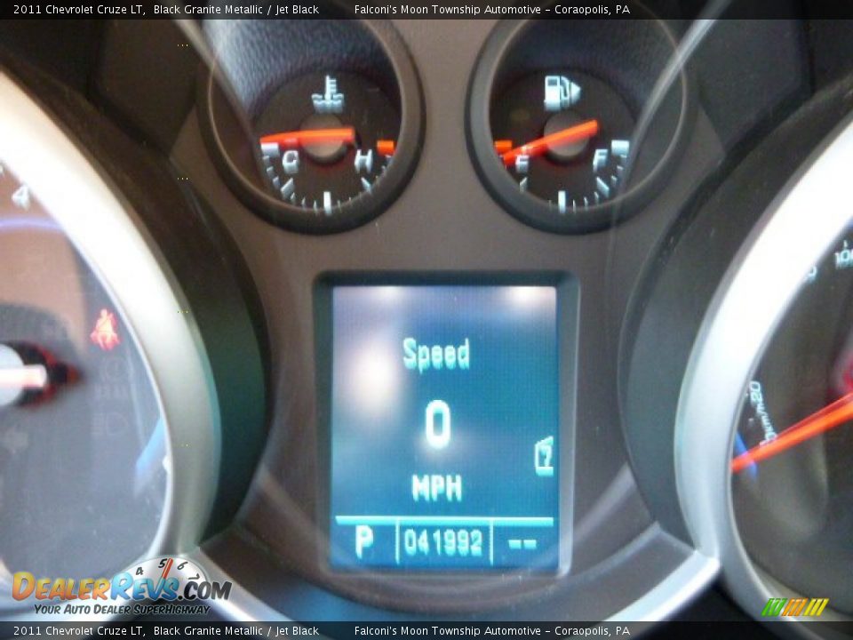 2011 Chevrolet Cruze LT Black Granite Metallic / Jet Black Photo #25
