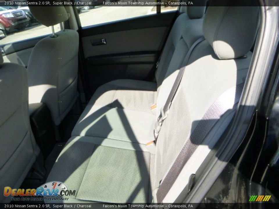 2010 Nissan Sentra 2.0 SR Super Black / Charcoal Photo #16