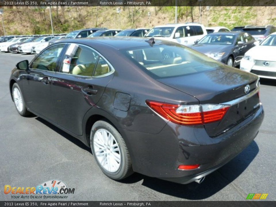 2013 Lexus ES 350 Fire Agate Pearl / Parchment Photo #2
