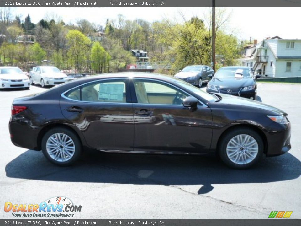 2013 Lexus ES 350 Fire Agate Pearl / Parchment Photo #5