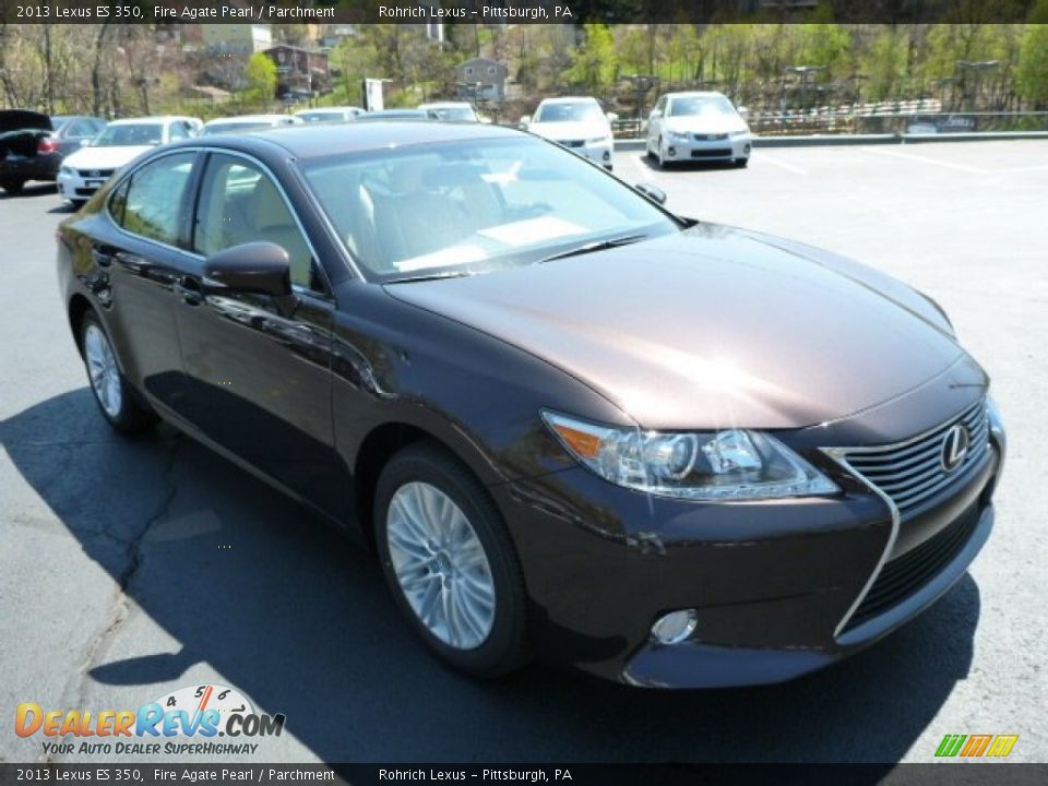 2013 Lexus ES 350 Fire Agate Pearl / Parchment Photo #6