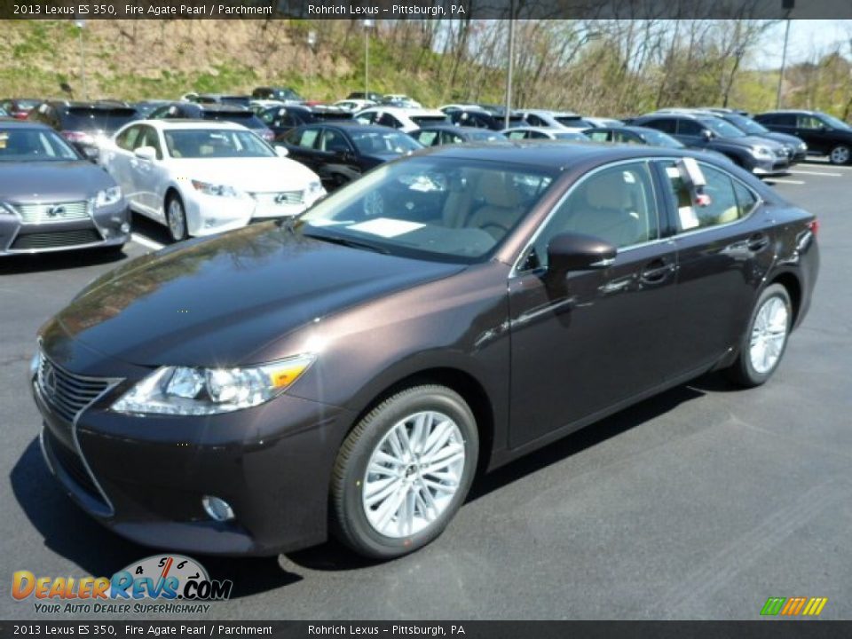 2013 Lexus ES 350 Fire Agate Pearl / Parchment Photo #8