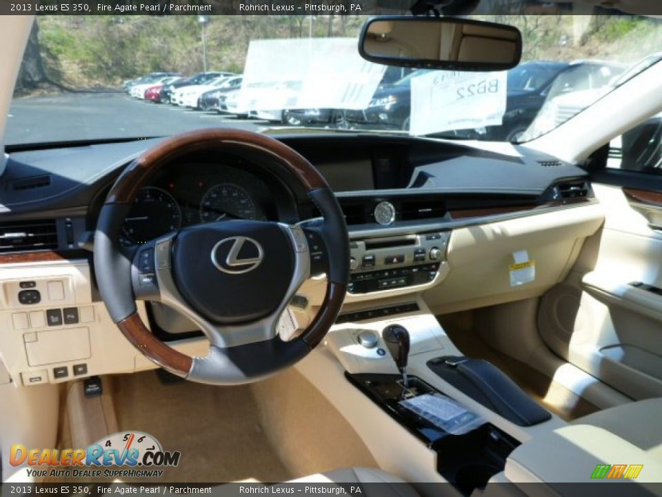 2013 Lexus ES 350 Fire Agate Pearl / Parchment Photo #12