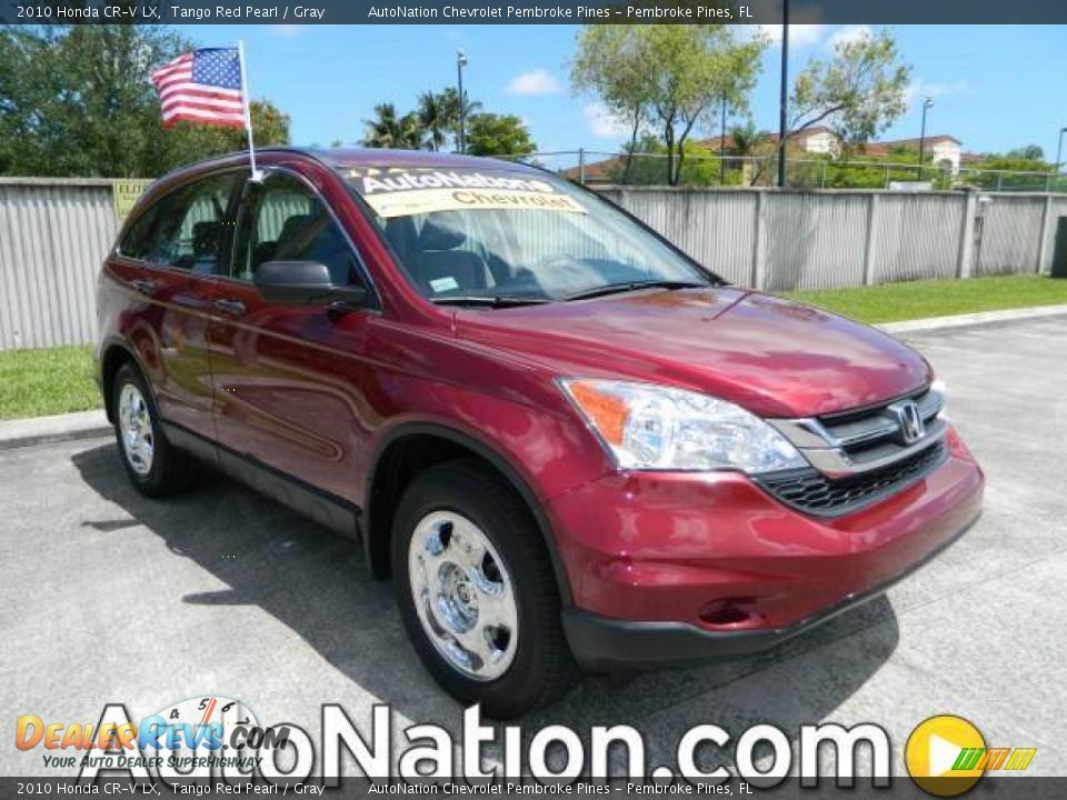 2010 Honda CR-V LX Tango Red Pearl / Gray Photo #1