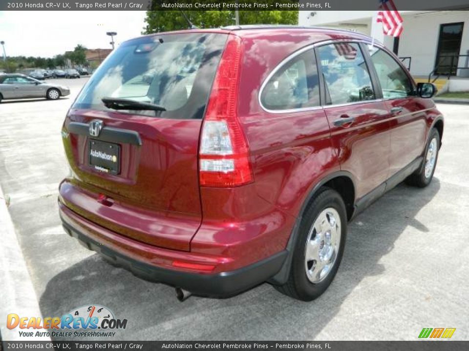 2010 Honda CR-V LX Tango Red Pearl / Gray Photo #3