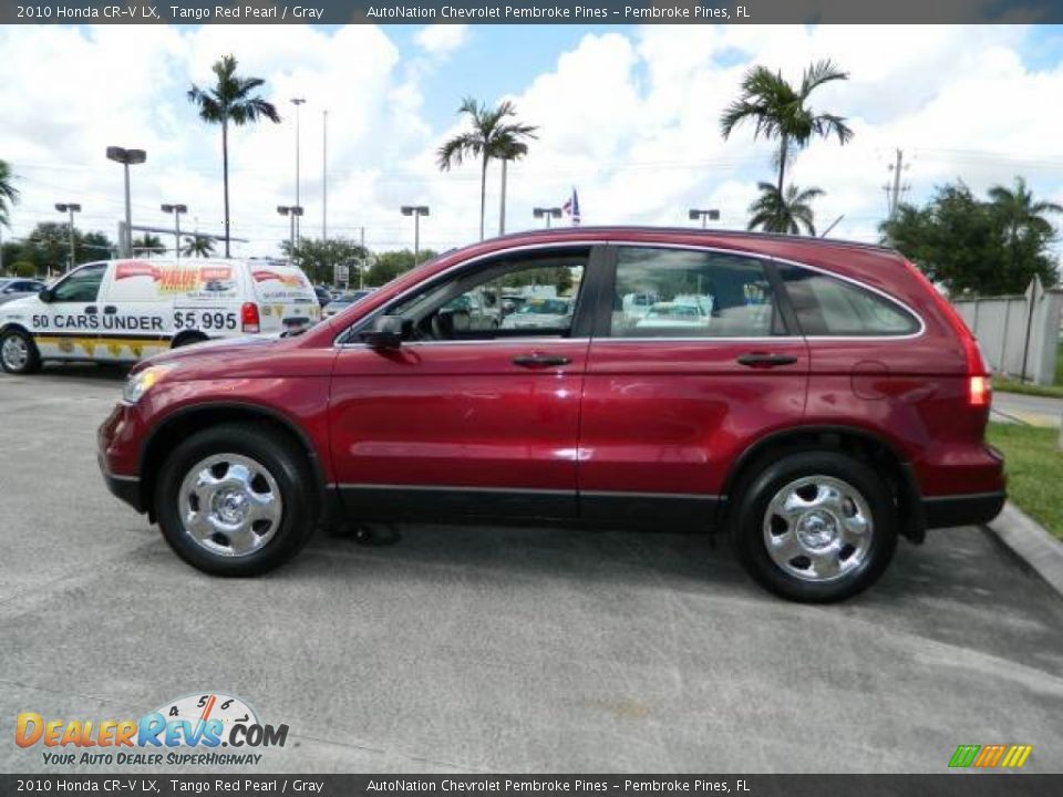 2010 Honda CR-V LX Tango Red Pearl / Gray Photo #6