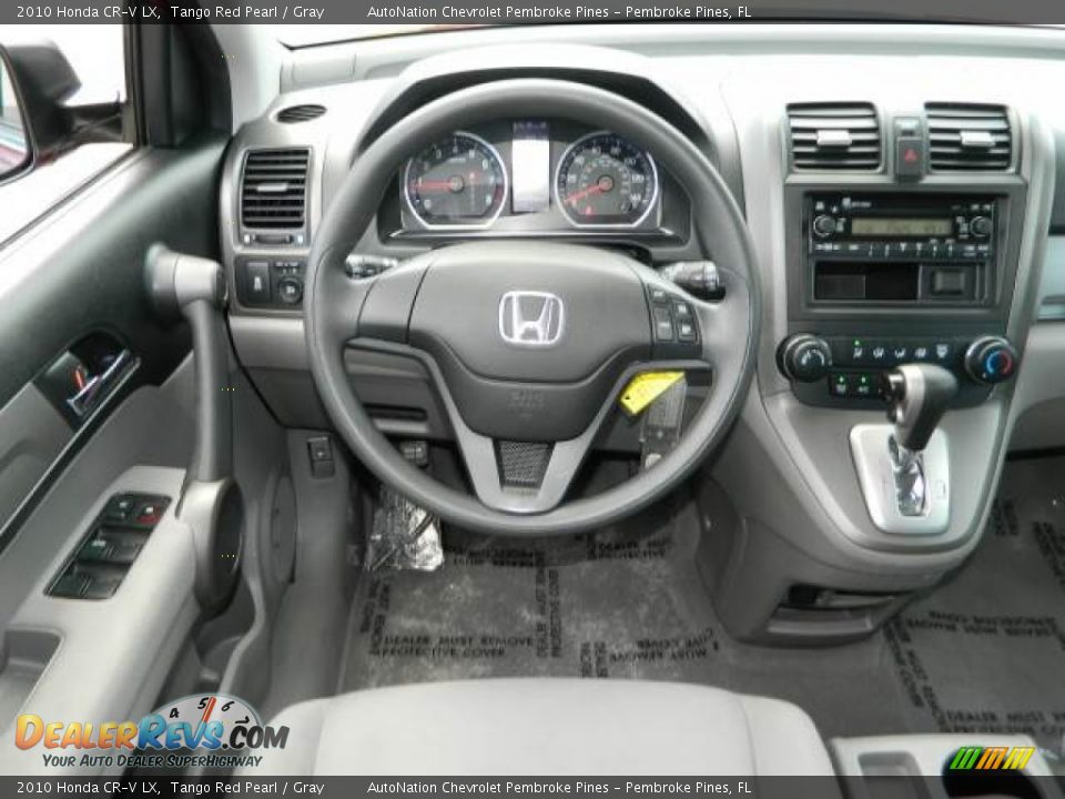 2010 Honda CR-V LX Tango Red Pearl / Gray Photo #9